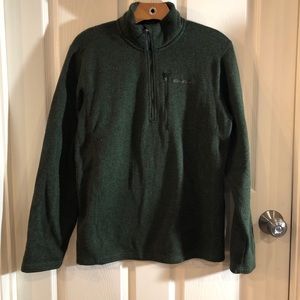 Eddie Bauer Men’s Quarter Zip Sweater